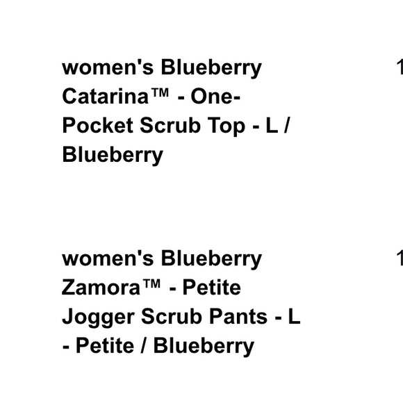 Figs Women's Purple Scrub Set - Picture 2 of 2